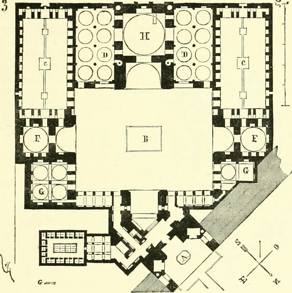 An illustration from Discourses on architecture, 1875, leaf 233