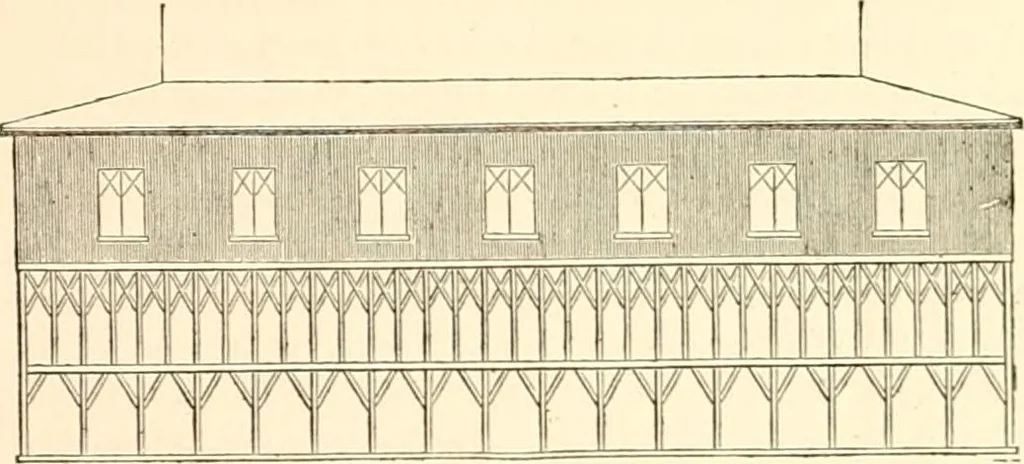 An illustration from Discourses on architecture, 1875, leaf 239
