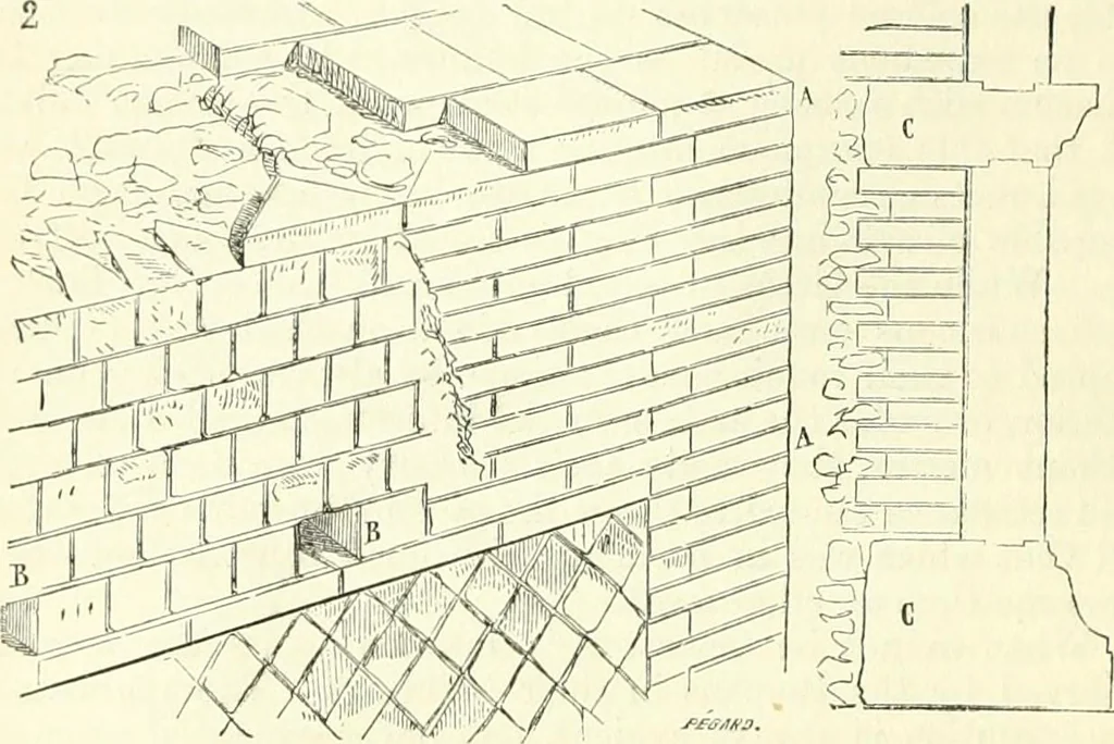 An illustration from Discourses on architecture, 1875, leaf 26