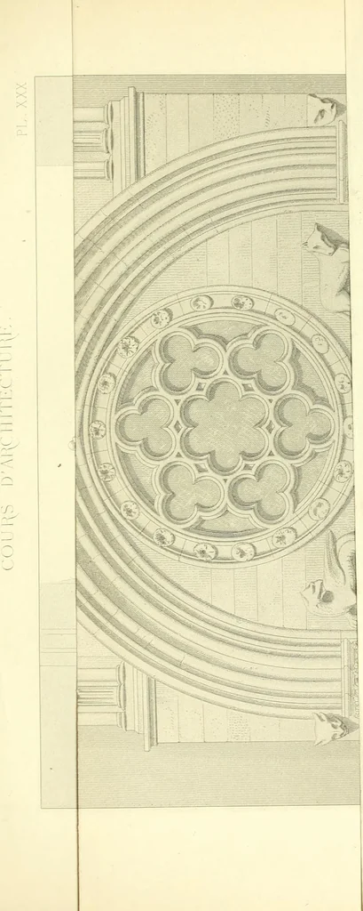 An illustration from Discourses on architecture, 1875, leaf 273