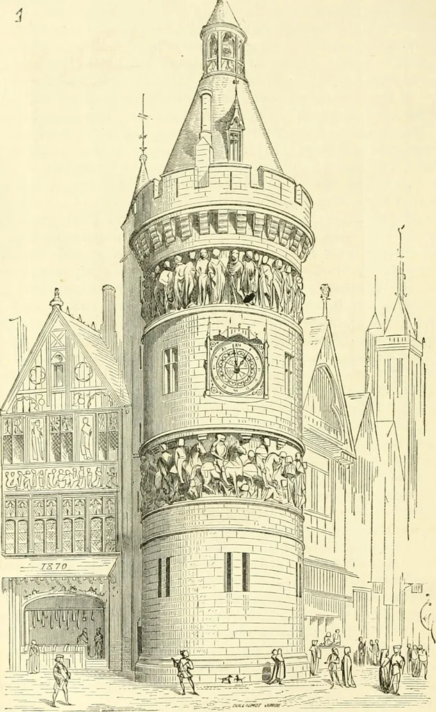 An illustration from Discourses on architecture, 1875, leaf 276