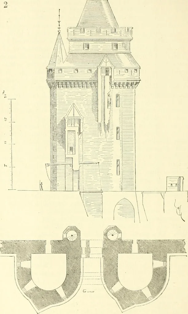 An illustration from Discourses on architecture, 1875, leaf 280