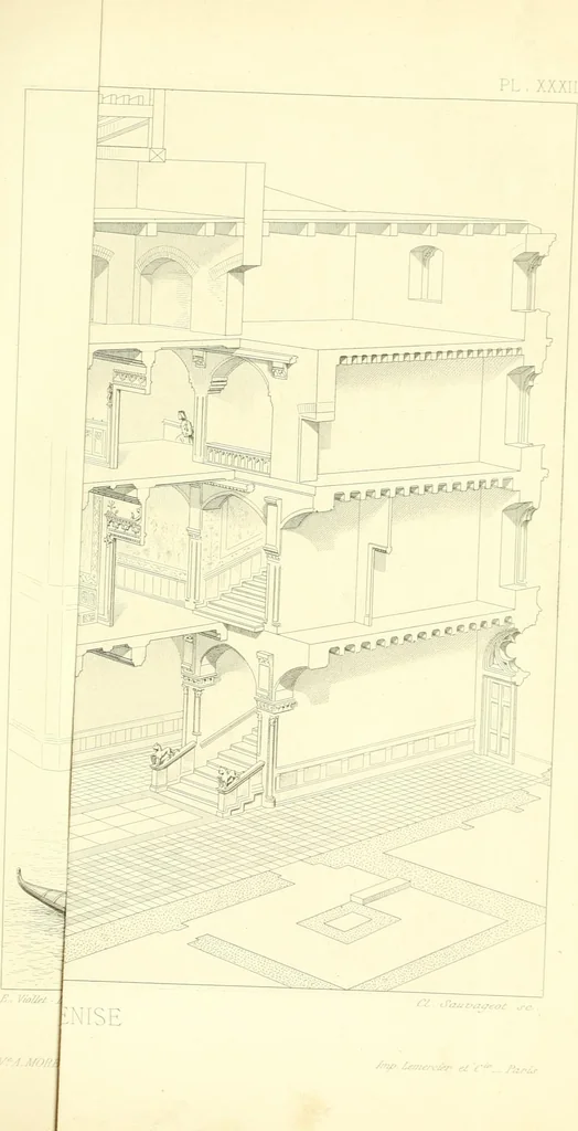An illustration from Discourses on architecture, 1875, leaf 301
