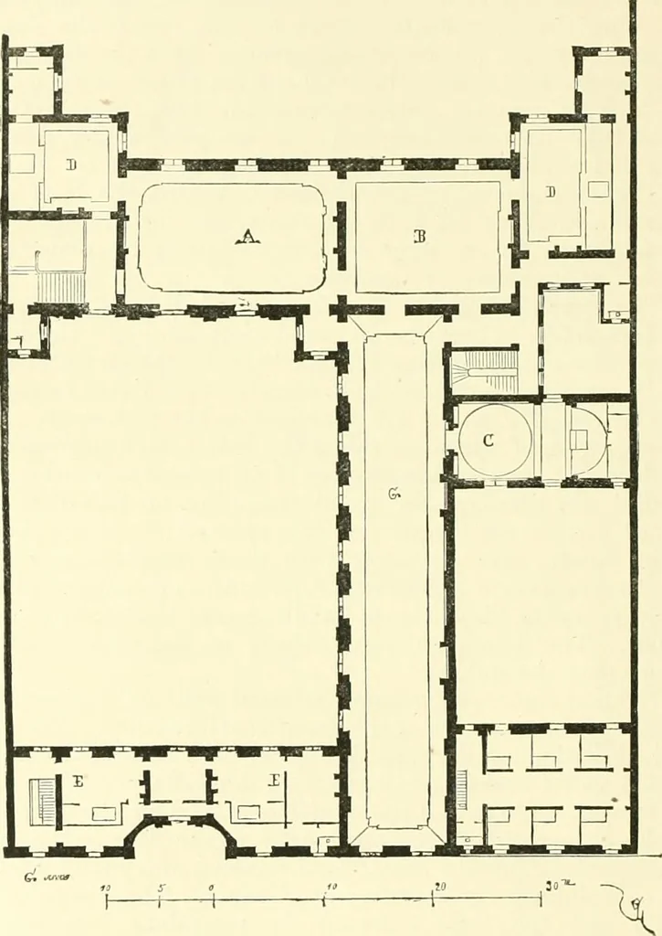An illustration from Discourses on architecture, 1875, leaf 310