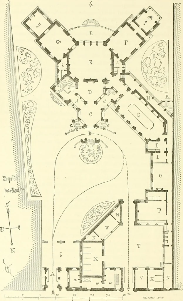 An illustration from Discourses on architecture, 1875, leaf 324