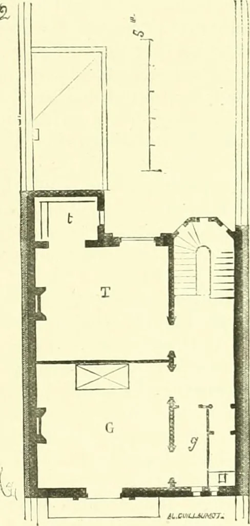 An illustration from Discourses on architecture, 1875, leaf 351