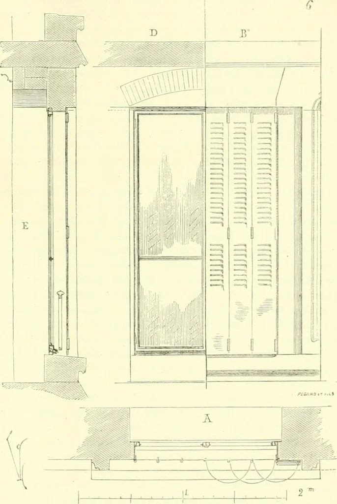 An illustration from Discourses on architecture, 1875, leaf 363