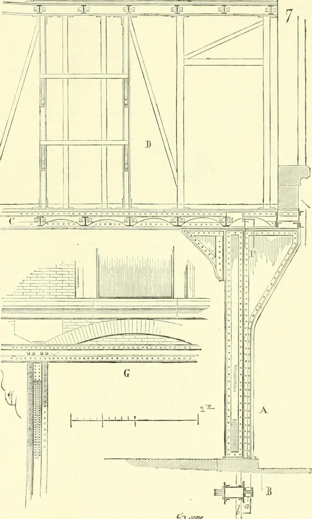 An illustration from Discourses on architecture, 1875, leaf 373