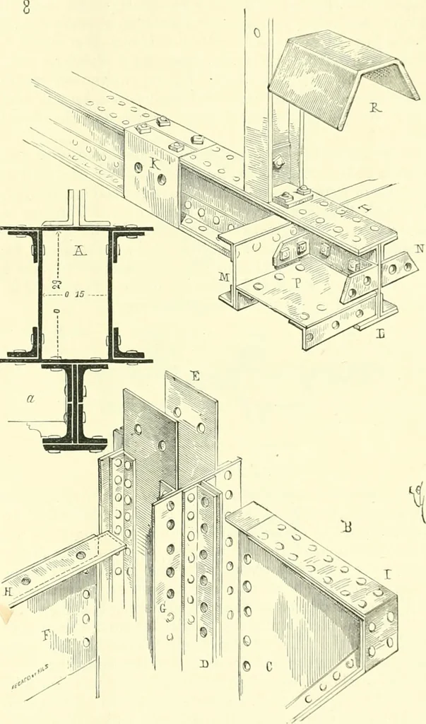 An illustration from Discourses on architecture, 1875, leaf 375