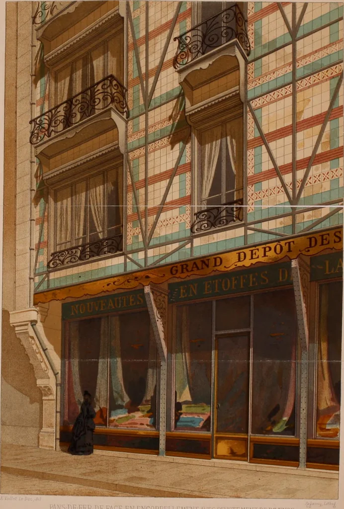 An illustration from Discourses on architecture, 1875, leaf 382