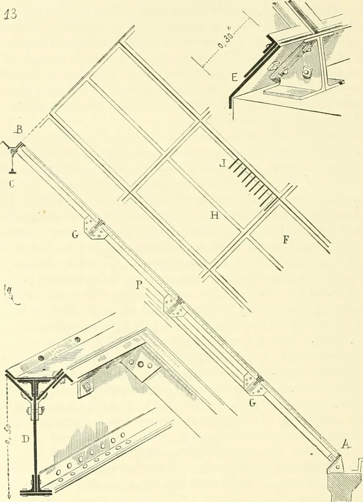 An illustration from Discourses on architecture, 1875, leaf 390