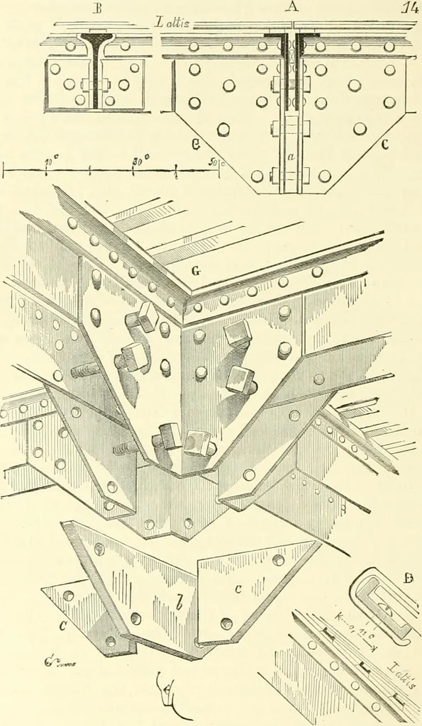 An illustration from Discourses on architecture, 1875, leaf 392