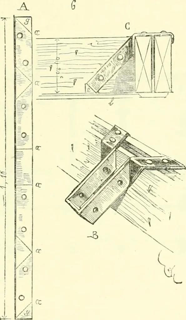 An illustration from Discourses on architecture, 1875, leaf 409
