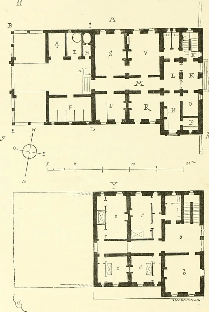 An illustration from Discourses on architecture, 1875, leaf 416
