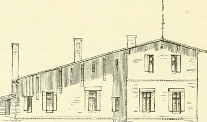 An illustration from Discourses on architecture, 1875, leaf 418