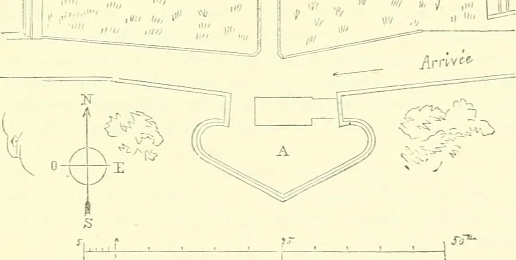 An illustration from Discourses on architecture, 1875, leaf 419