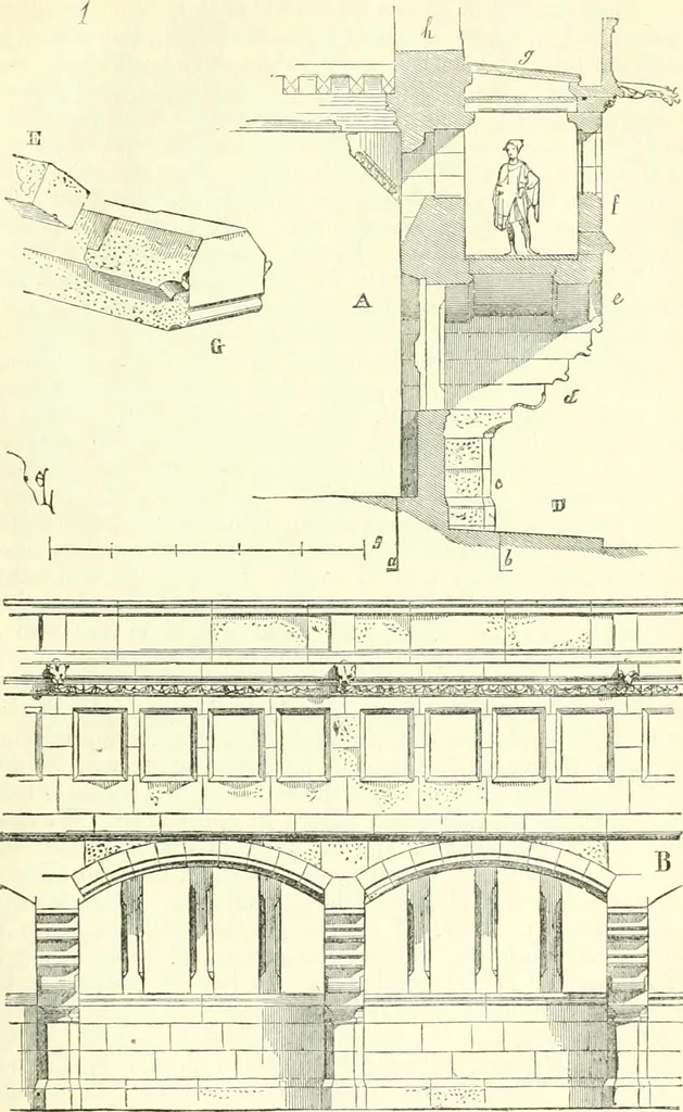 An illustration from Discourses on architecture, 1875, leaf 73