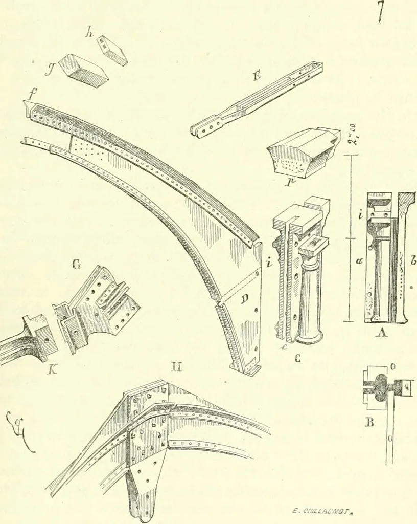 An illustration from Discourses on architecture, 1875, leaf 89