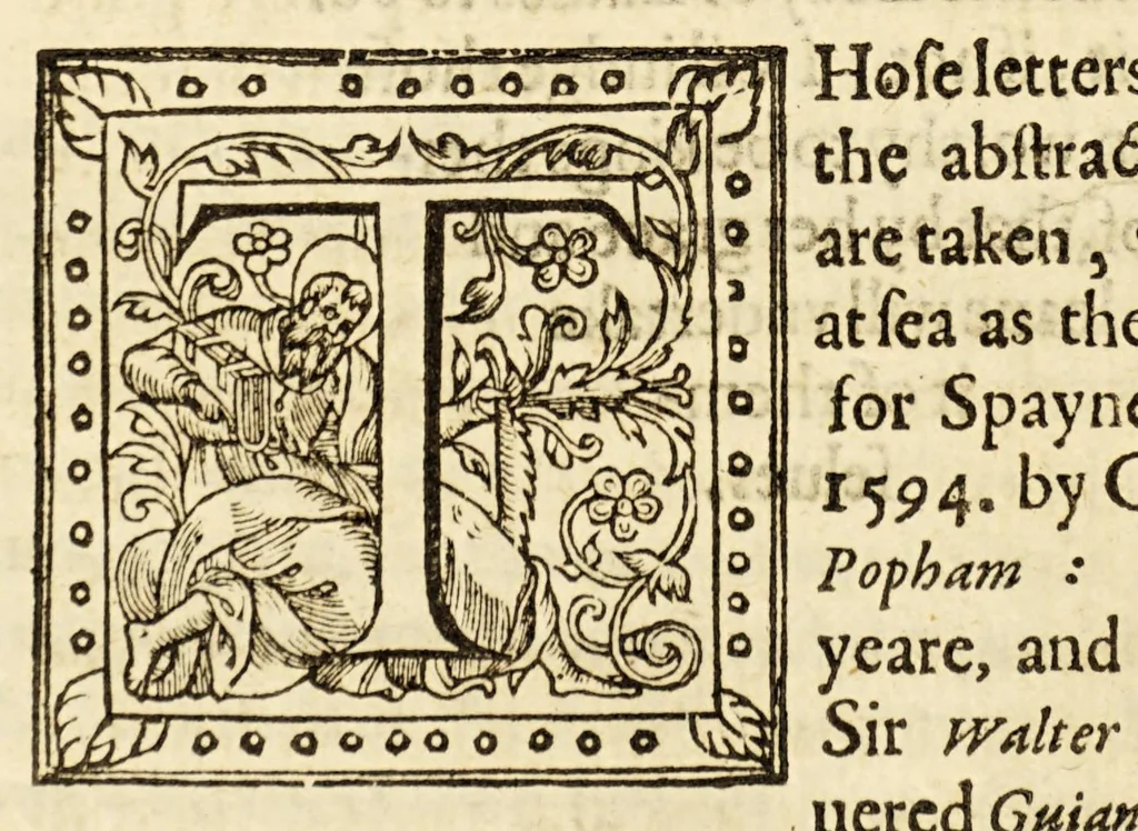 An illustration from The discoverie of the large, rich, and bewtiful empyre of Guiana, with a relation of the great and golden citic of Manoa (which the Spanyards call El Dorado) and of the provinces of Emeria, Arromaia, Amapaia, and other countries...performed in the yeare 1595. by Sir W. Ralegh knight, captaine of her Maiesties Guard., 1596, leaf 126