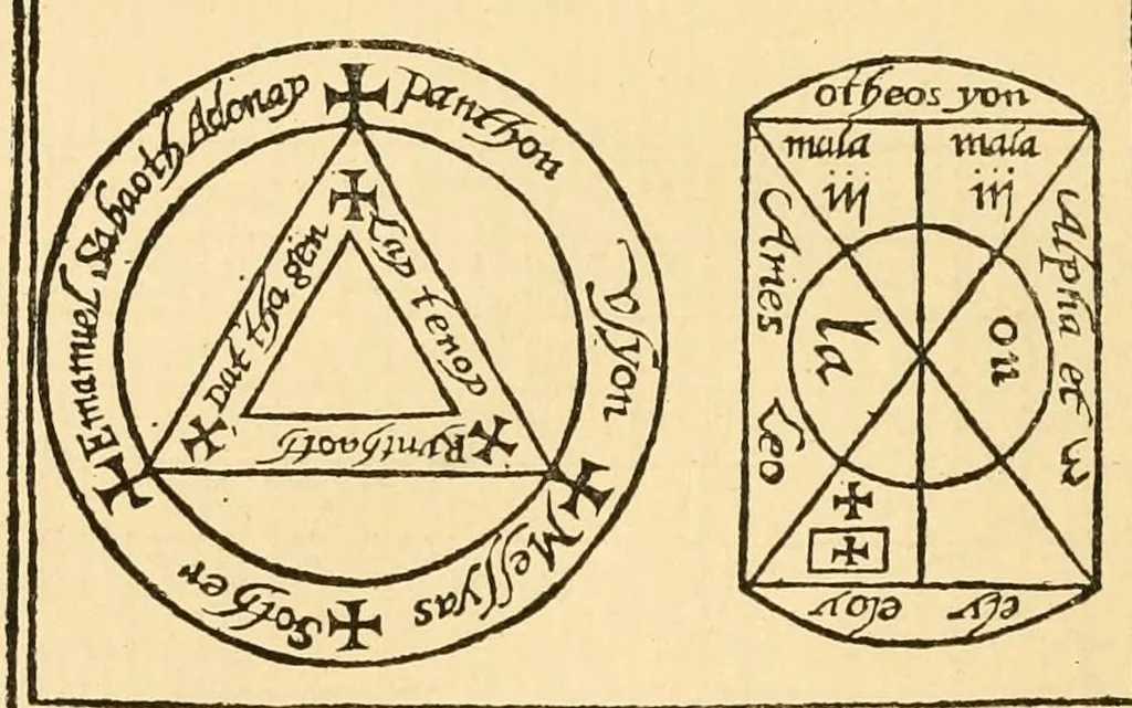 An illustration from The discoverie of witchcraft, 1886, leaf 430