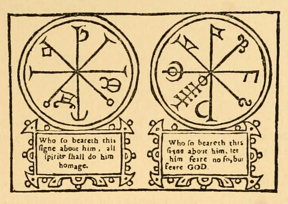 An illustration from The discoverie of witchcraft, 1886, leaf 431