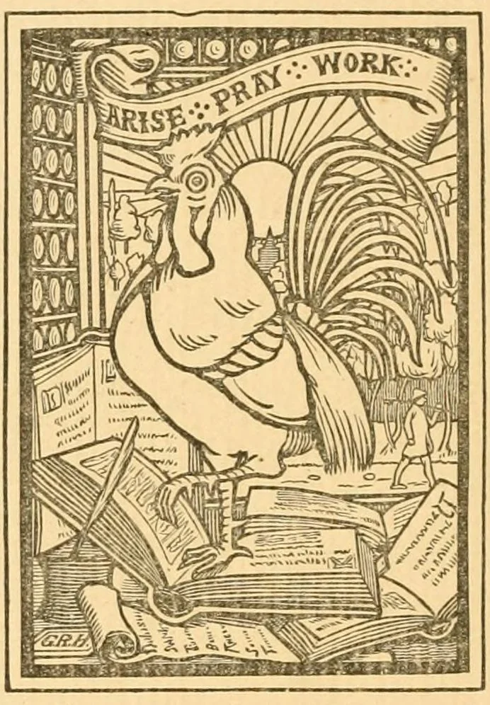 An illustration from The discoverie of witchcraft, 1886, leaf 6