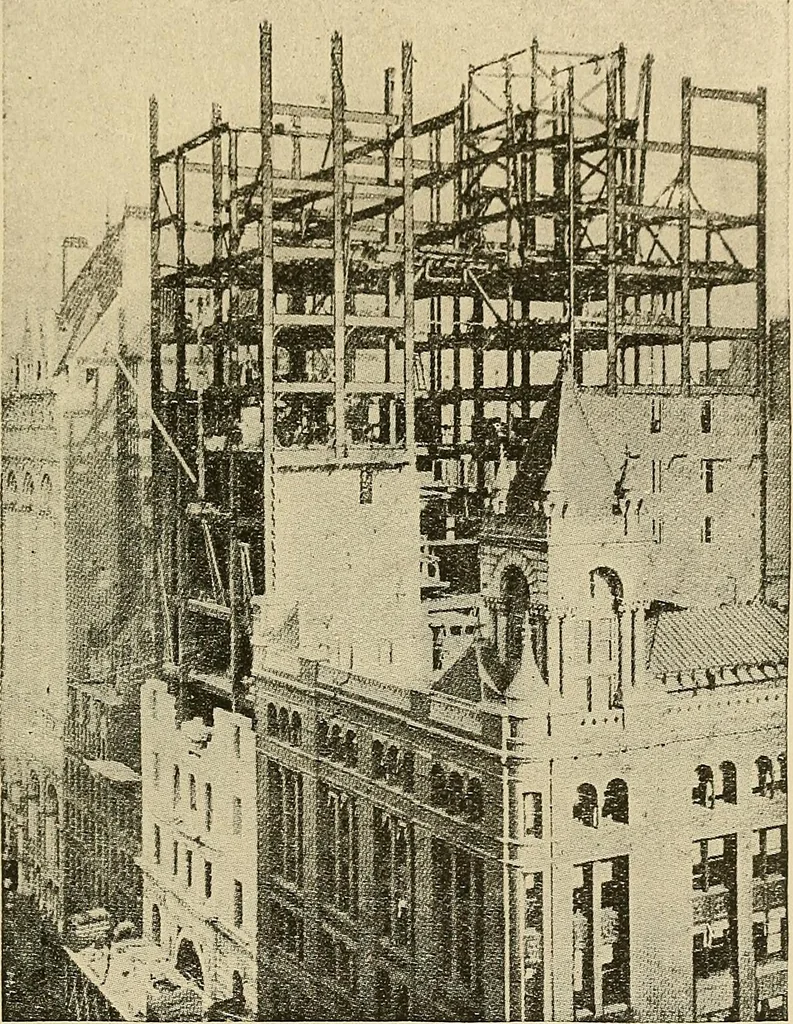 An illustration from Discoveries and inventions of the nineteenth century, 1905, leaf 105