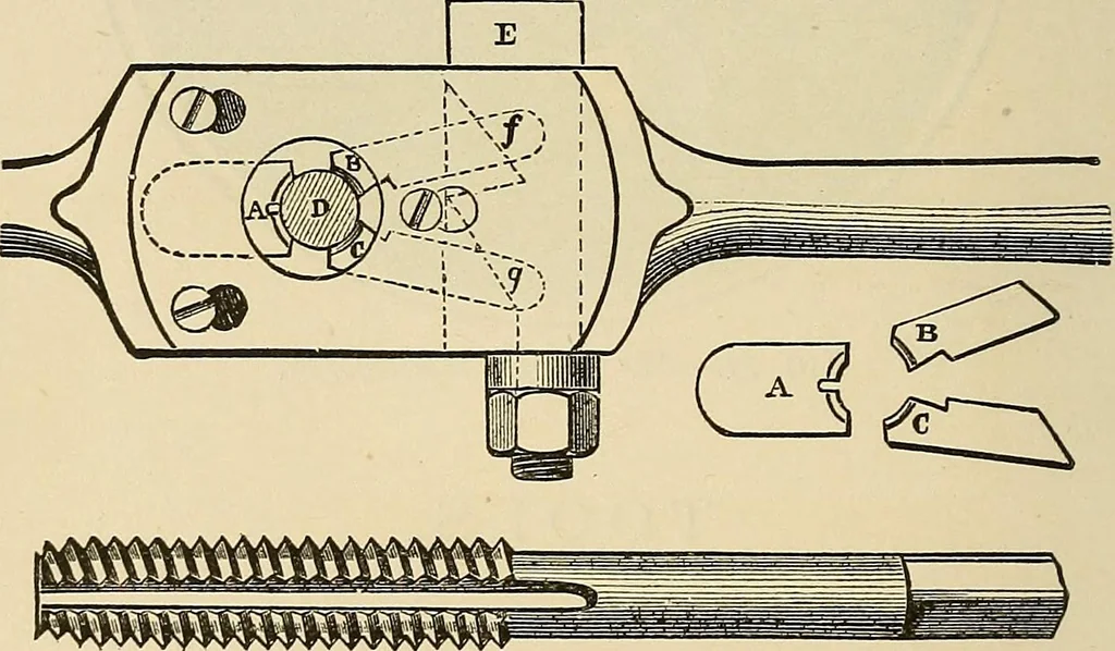 An illustration from Discoveries and inventions of the nineteenth century, 1905, leaf 114