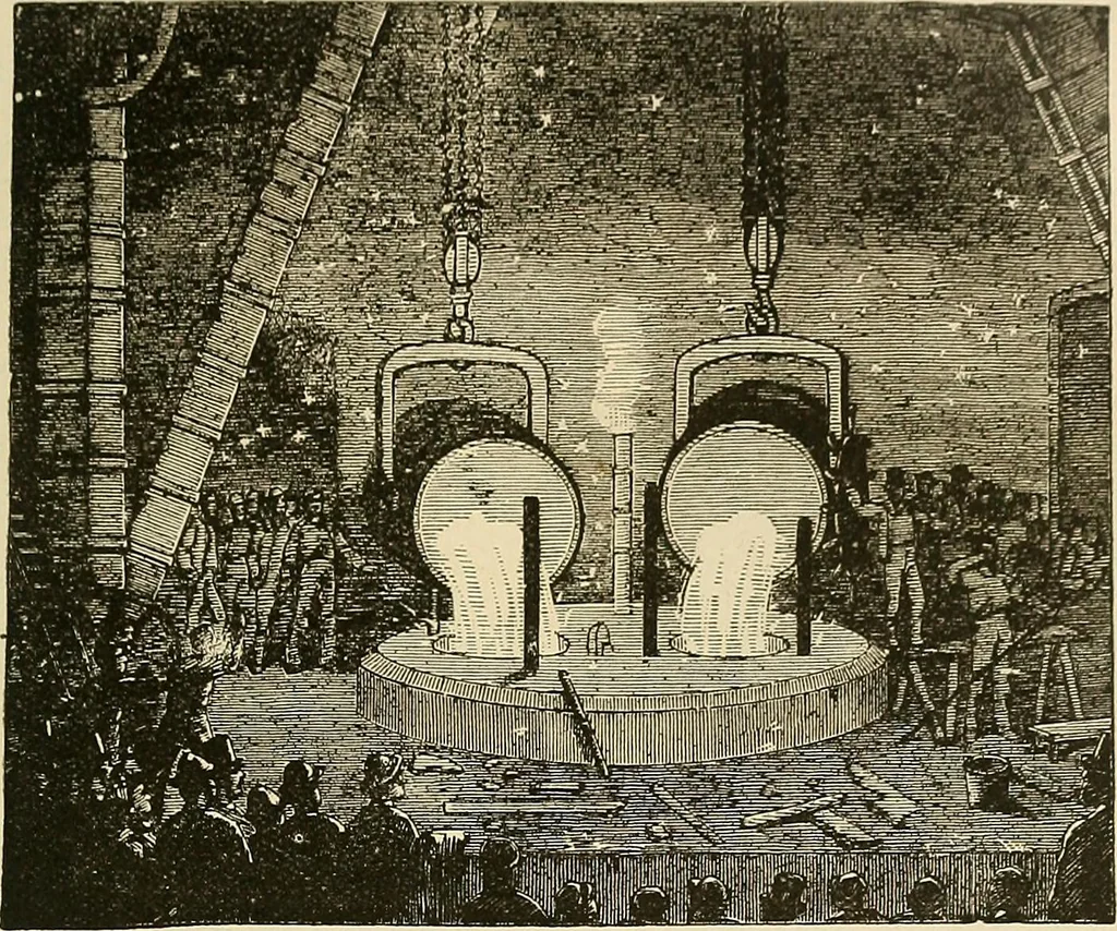 An illustration from Discoveries and inventions of the nineteenth century, 1905, leaf 165