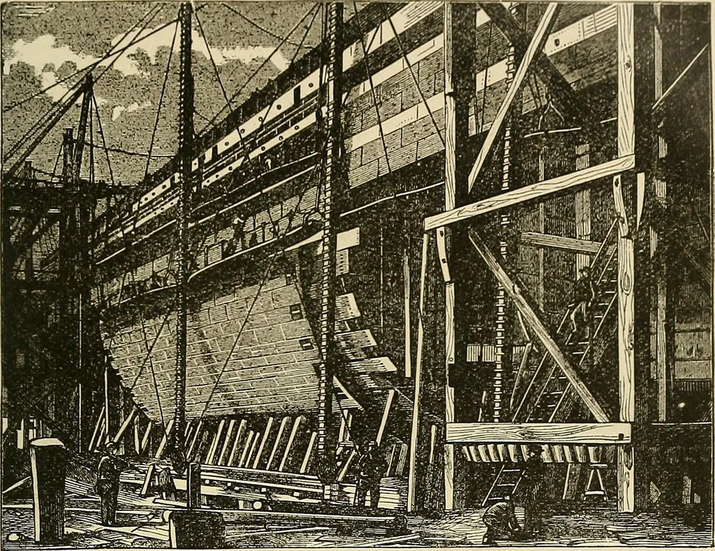 An illustration from Discoveries and inventions of the nineteenth century, 1905, leaf 169