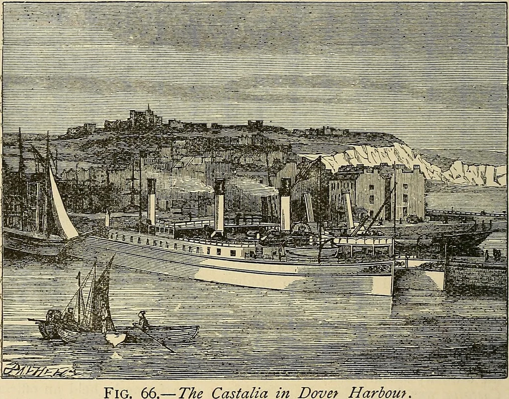 An illustration from Discoveries and inventions of the nineteenth century, 1905, leaf 174