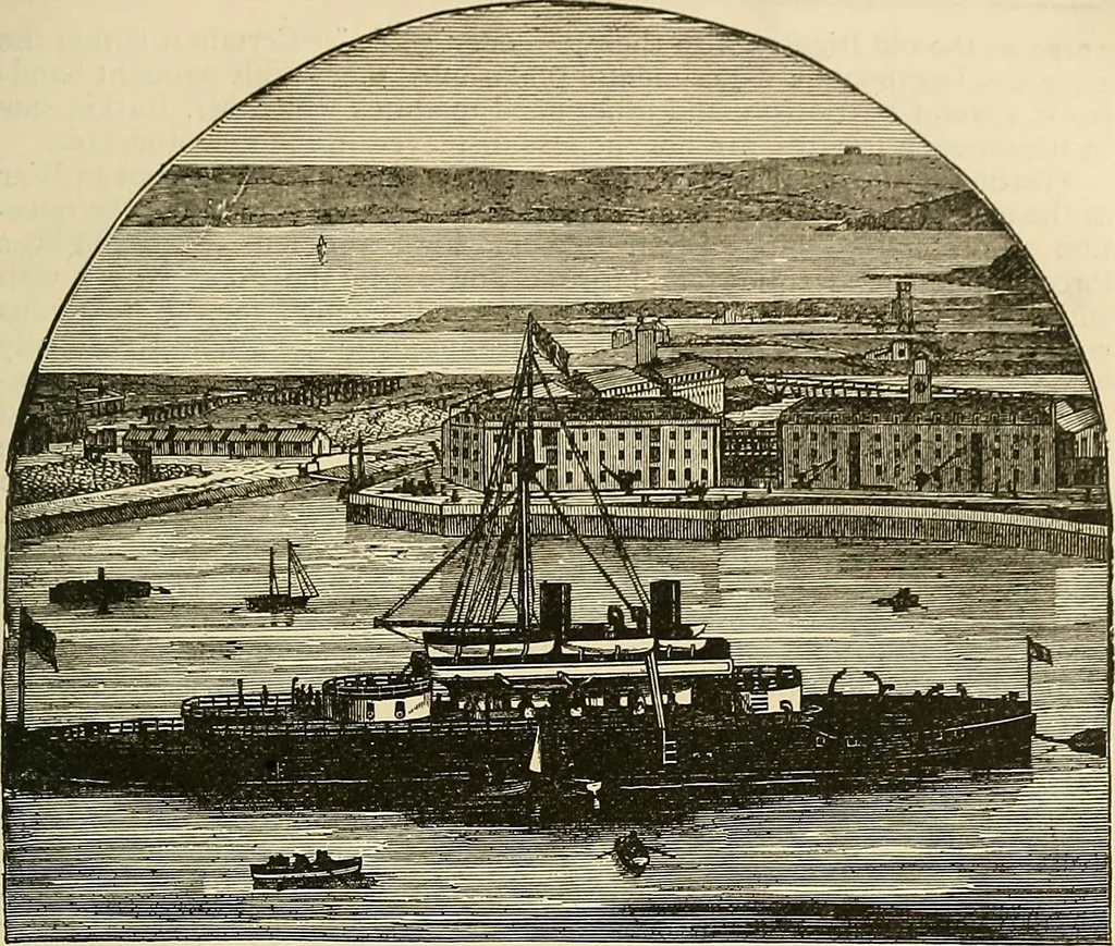 An illustration from Discoveries and inventions of the nineteenth century, 1905, leaf 187
