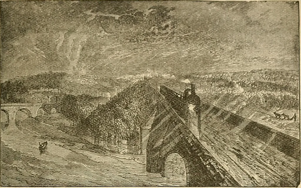 An illustration from Discoveries and inventions of the nineteenth century, 1905, leaf 21