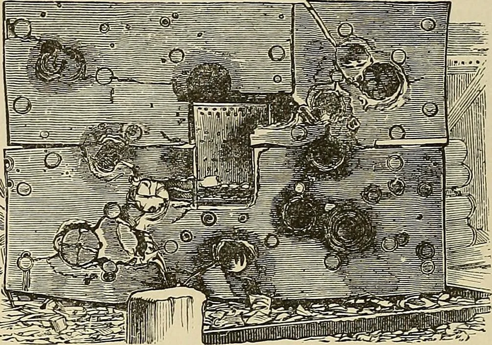 An illustration from Discoveries and inventions of the nineteenth century, 1905, leaf 240