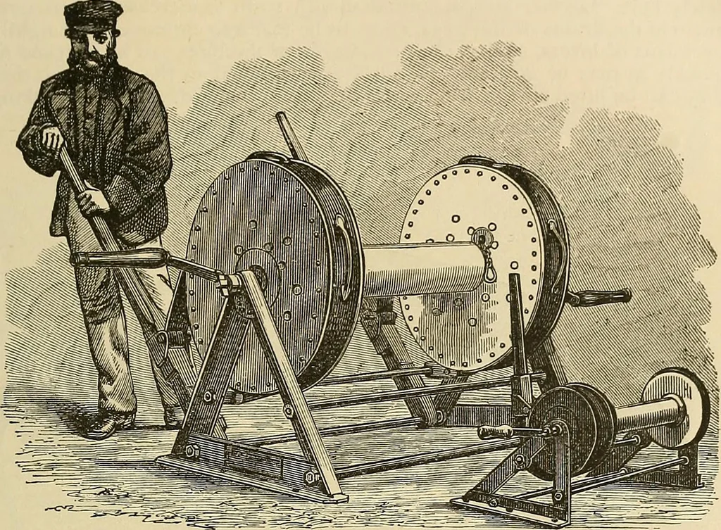 An illustration from Discoveries and inventions of the nineteenth century, 1905, leaf 279