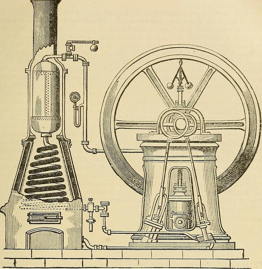 An illustration from Discoveries and inventions of the nineteenth century, 1905, leaf 33
