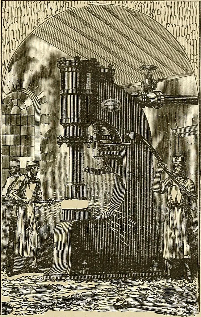 An illustration from Discoveries and inventions of the nineteenth century, 1905, leaf 49