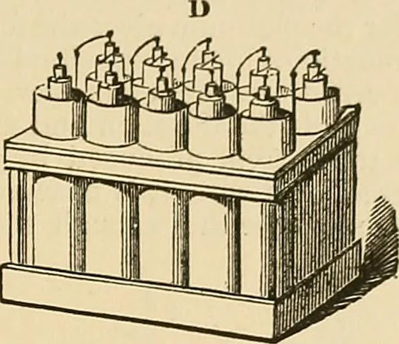 An illustration from Discoveries and inventions of the nineteenth century, 1905, leaf 547