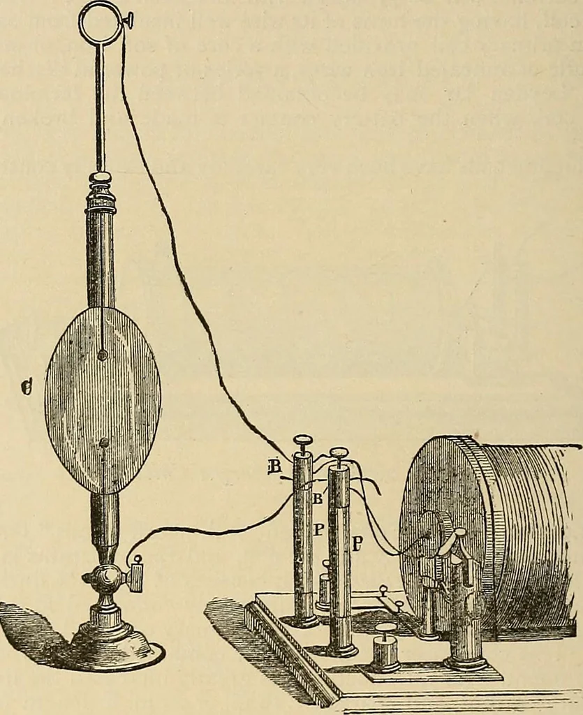 An illustration from Discoveries and inventions of the nineteenth century, 1905, leaf 556