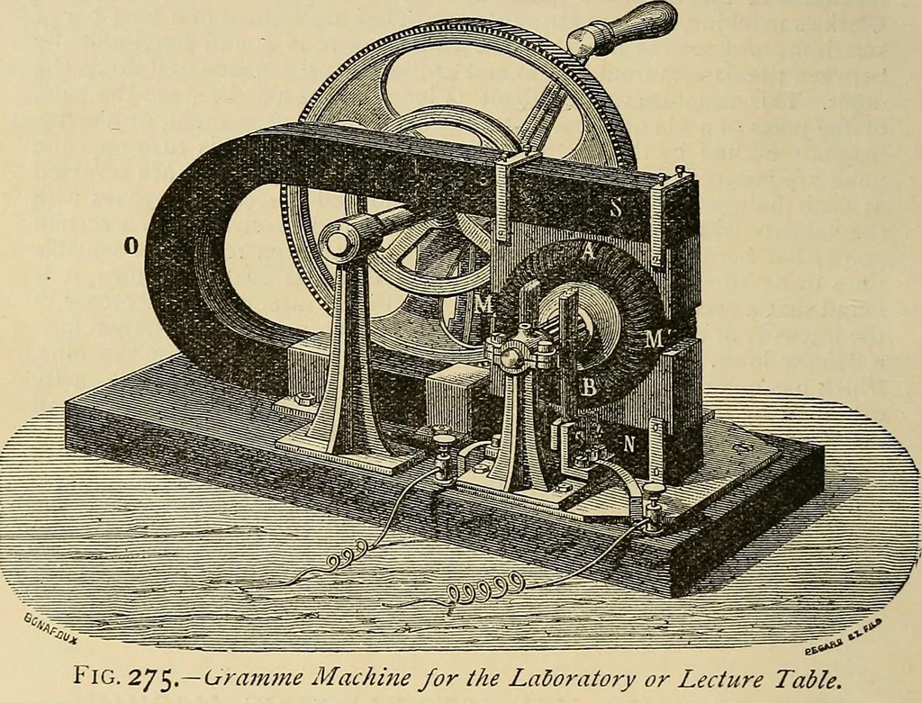 An illustration from Discoveries and inventions of the nineteenth century, 1905, leaf 564