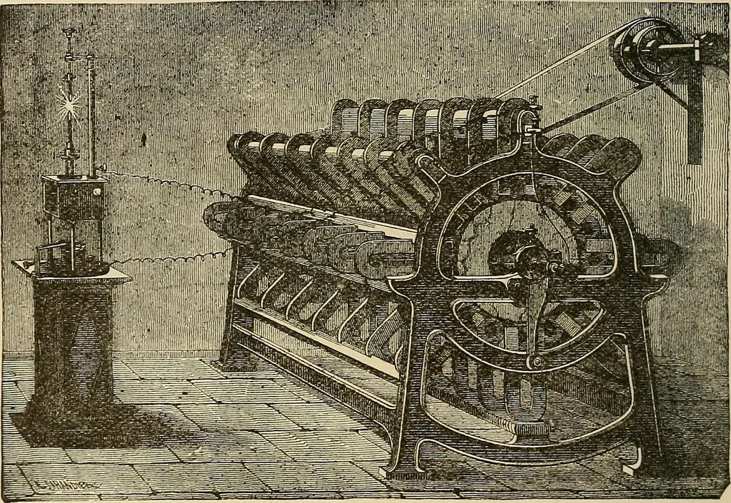 An illustration from Discoveries and inventions of the nineteenth century, 1905, leaf 572