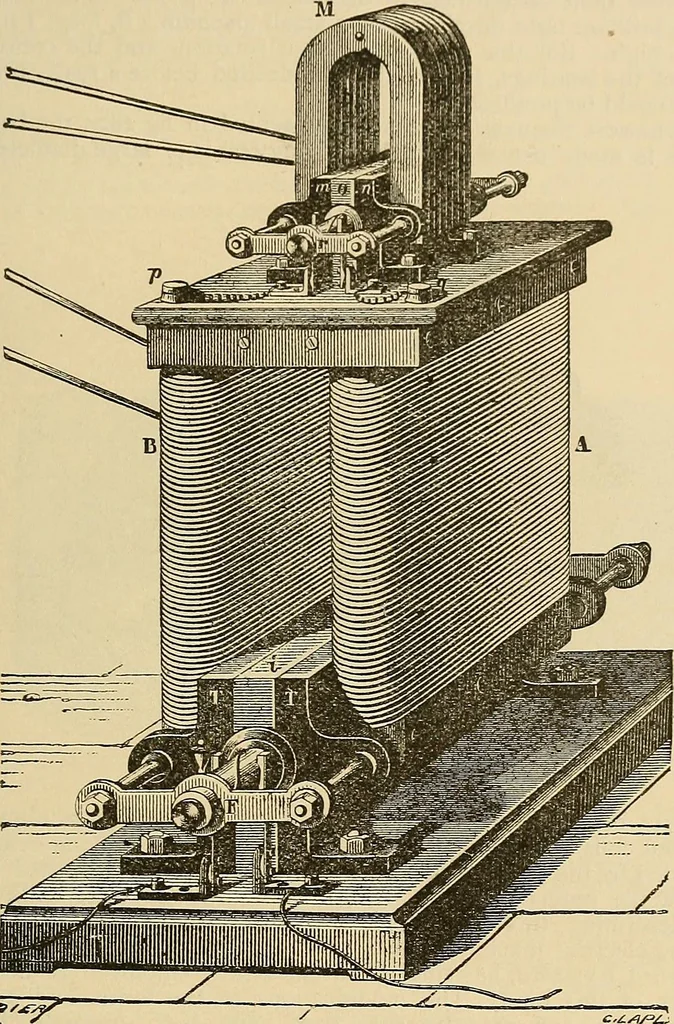 An illustration from Discoveries and inventions of the nineteenth century, 1905, leaf 573