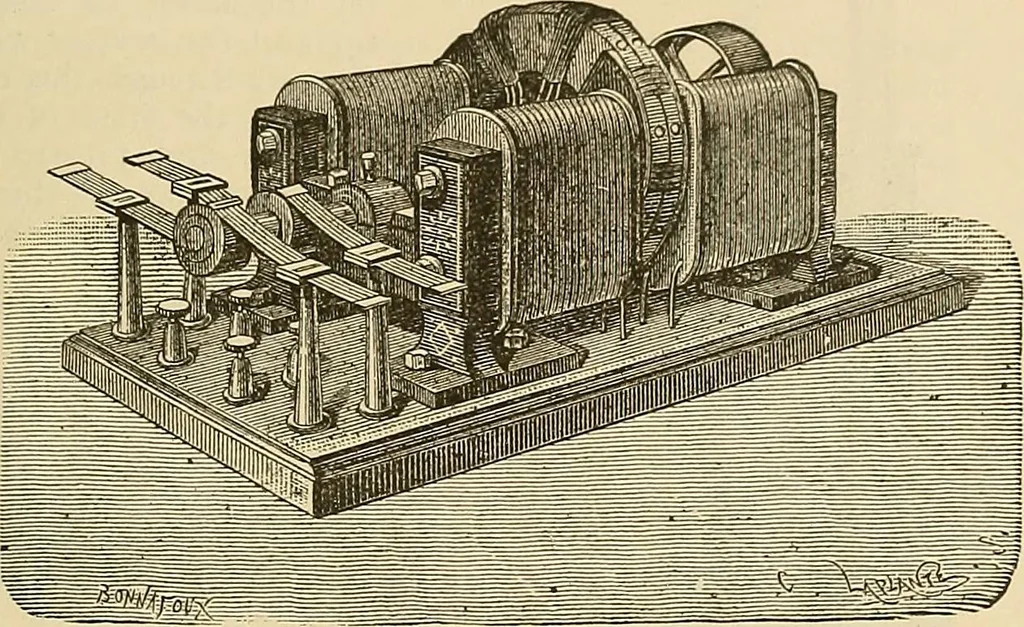 An illustration from Discoveries and inventions of the nineteenth century, 1905, leaf 575