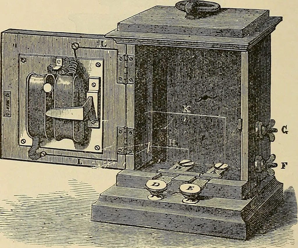 An illustration from Discoveries and inventions of the nineteenth century, 1905, leaf 608