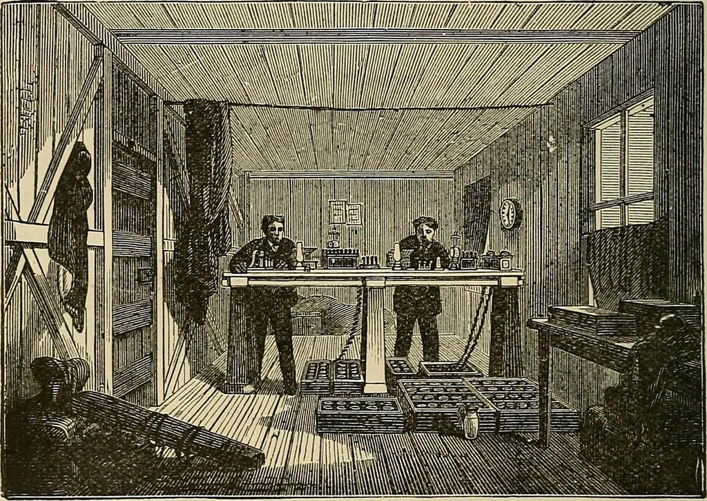 An illustration from Discoveries and inventions of the nineteenth century, 1905, leaf 630
