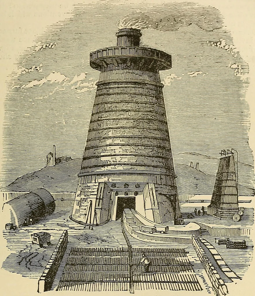 An illustration from Discoveries and inventions of the nineteenth century, 1905, leaf 65