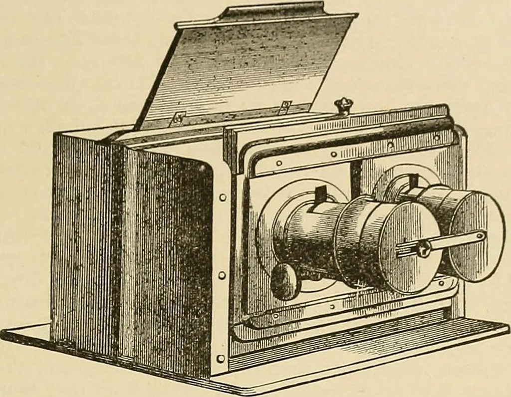 An illustration from Discoveries and inventions of the nineteenth century, 1905, leaf 659