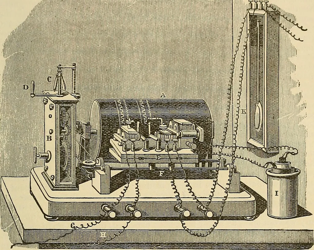 An illustration from Discoveries and inventions of the nineteenth century, 1905, leaf 709