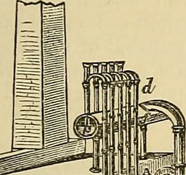 An illustration from Discoveries and inventions of the nineteenth century, 1905, leaf 817