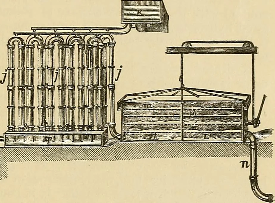 An illustration from Discoveries and inventions of the nineteenth century, 1905, leaf 817